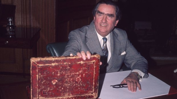 Chancellor of The Exchequer Denis Healey in 1977.