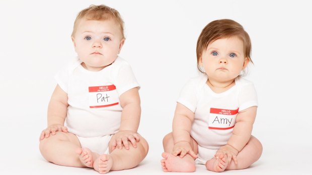 "Pat" and "Amy" these baby names are not.