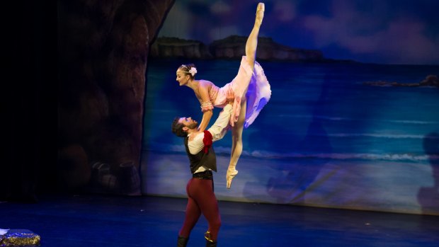 High point: Rebekah Petty and William Douglas in Le Corsaire.