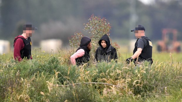 Border Force officials find two workers.