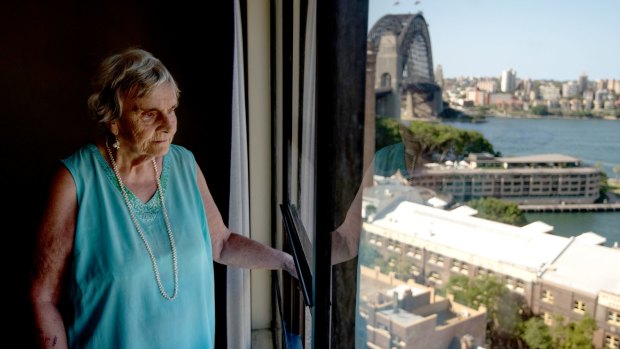 Myra Demetriou, 89, has been a tenant in the Sirius building since 2008.