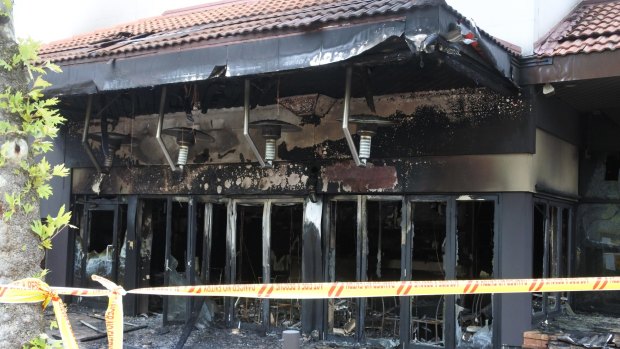 The Avesta restaurant was gutted in a fire in November, and neighbouring businesses also suffered smoke damage.