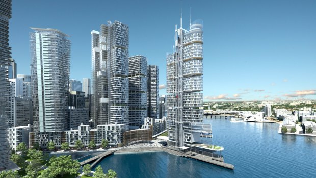 Barangaroo - a sign of Sydney showing off as a global city.