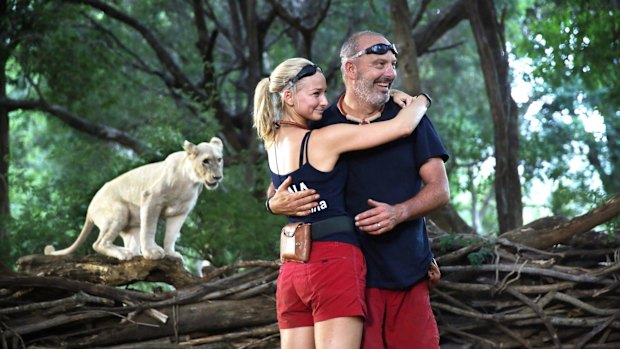 Andrew Daddo and Anna Heinrich from the last season of <i>I'm a Celebrity ... Get Me Out of Here</i>.