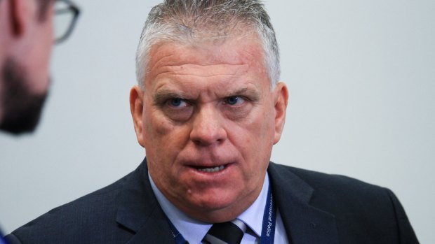 Queensland Police Service Drug and Serious Crime Group Detective Superintendent Jon Wacker.