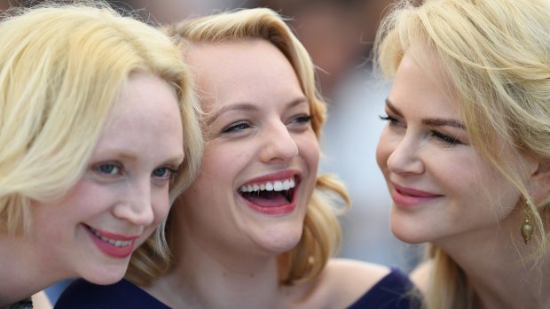 Gwendoline Christie, Elisabeth Moss and Nicole Kidman at the <i>Top Of The Lake: China Girl</i> world premiere at the Cannes Film Festival in May.