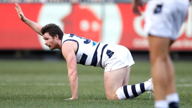 Patrick Dangerfield is rated a '40 per cent' chance to play against Adelaide.
