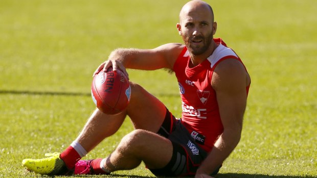 Inward focus: Swans co-captain Jarrad McVeigh says the team has been looking at the areas it needs to improve.