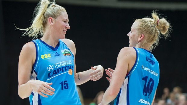 TV coverage ensures the likes of Canberra Capitals Lauren Jackson and Abby Bishop get exposure. 