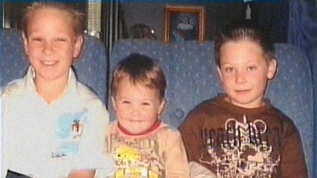 Brothers Jai, 10, Bailey, two, and Tyler Farquharson, seven, who lost their lives when the car they were travelling in crashed into a dam.  