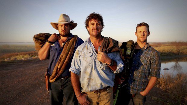 The derring-do crew of <i>Outback Wrangler</i>.
