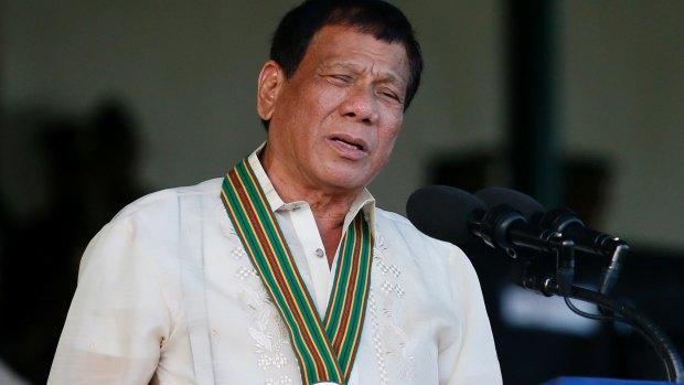 "Let us get what is ours now," Philippine President Rodrigo Duterte said about islands in the South China Sea.