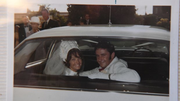 Lynette White, 26, with her husband Paul White. Mrs White was stabbed to death in Coogee in 1973.