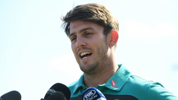 Mitchell Marsh at the WACA ground on Tuesday.