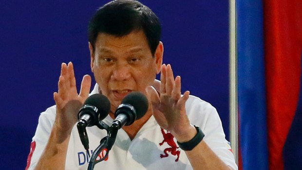 Philippine President Rodrigo Duterte.