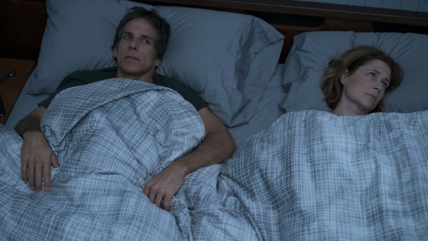 Ben Stiller and Jenna Fischer star as husband and wife Brad and Melanie in <i>Brad's Status</i>.