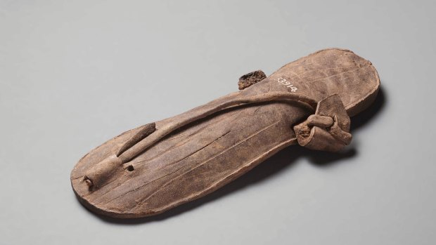 A child's goat leather sandal from circa 1st–10th century CE.