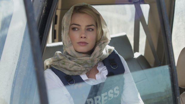 "You hear the important people talking about her," Peacocke says about co-star Margot Robbie who plays Tanya Vanderpoel.