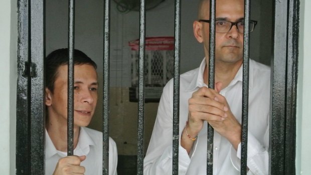 Ferdinand Tjiong, left, and Neil Bantleman, right, photographed in 2014.