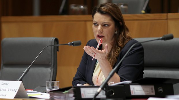 "Border Force are out of control": Greens Senator Sarah Hanson-Young.  