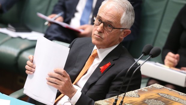 Prime Minister Malcolm Turnbull used Question Time to fire a broadside at Tony Abbott.