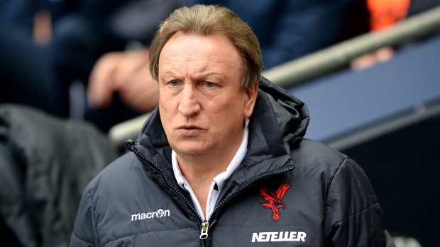 Gone: Dumped Crystal Palace manager Neil Warnock.