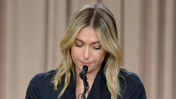Maria Sharapova is facing a potentially career-ending ban from tennis.