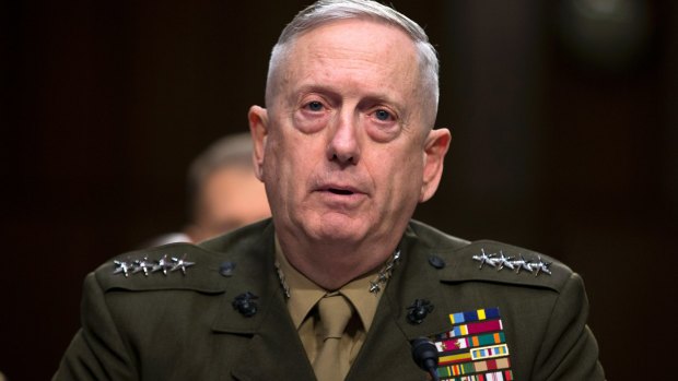 Defence secretary pick James "Mad Dog" Mattis. Legislation will be needed for him to overcome the seven-year ban on military figures serving in cabinet.
