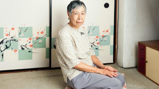 Chieko Ito, 91, in her apartment in Tokiwadaira, Japan.