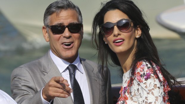 George Clooney and Amal Alamuddin.