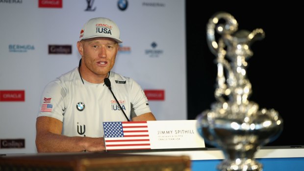 Mind games master: Australian Jimmy Spithill, skipper of Team USA in the America's Cup.