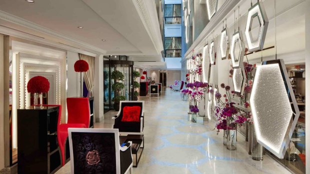 The hotel's designer was Singapore-based Frenchwoman Isabelle Miaja.