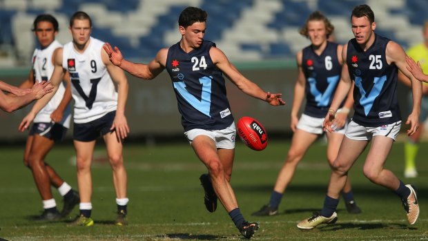 Vic Metro's Taranto during the U/18s game against Vic Country. 