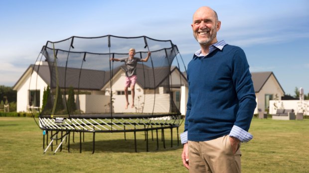 Keith Alexander invented the Springfree trampoline that eliminated impact areas that can cause injuries.