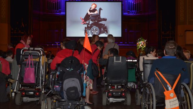 'I'm sure she would find something wrong with it' ... Stella Young publicly farewelled.