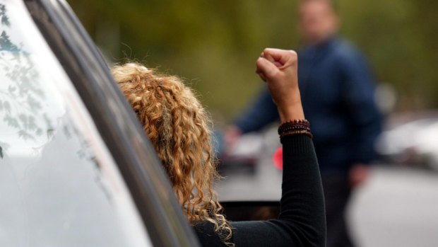 Road rage: a common occurrence in Canberra.