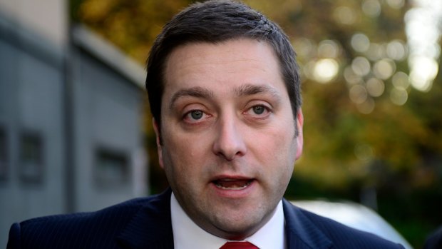 Opposition Leader and former planning minister Matthew Guy. 