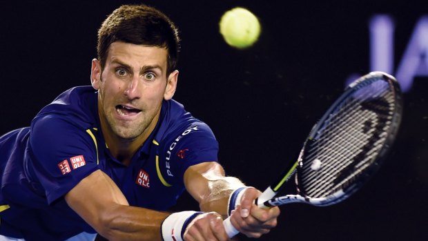 Hot streak: Novak Djokovic is favourite to win the Australian Open.
