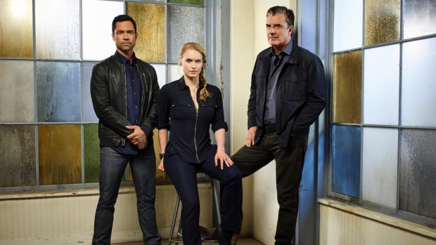 Danny Pino as Bishop, Leven Rambin as Kick Lannigan, Chris Noth as Frank in new series Gone.