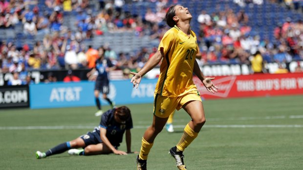 Australia's Sam Kerr has been in red-hot form.