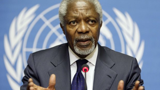 Former UN Secretary General Kofi Annan led the Africa Progress Panel.