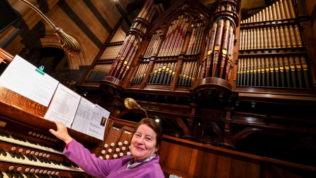 St Paul's Cathedral's assistant organist Roslyn Carolane. 