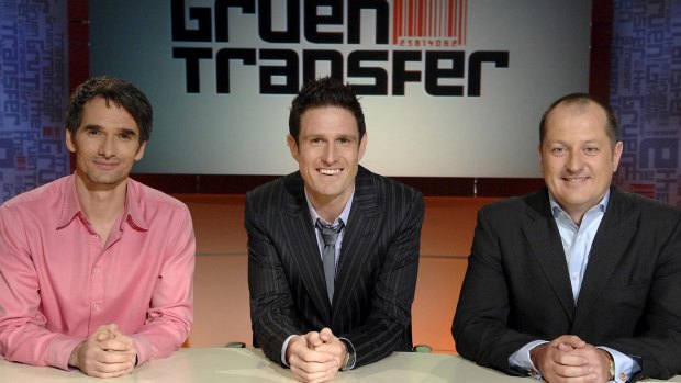 Todd Sampson, Wil Anderson and Russell Howcroft from <i>The Gruen Transfer</i> on ABC.