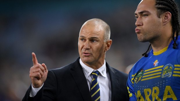 Loyal: When Brad Arthur was re-signed by the Eels, several players recommitted to the club.