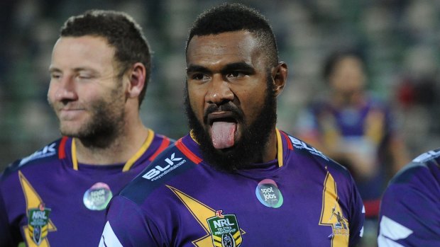 Boost for rugby: Melbourne Storm winger Marika Koroibete is jumping ship to the Rebels.