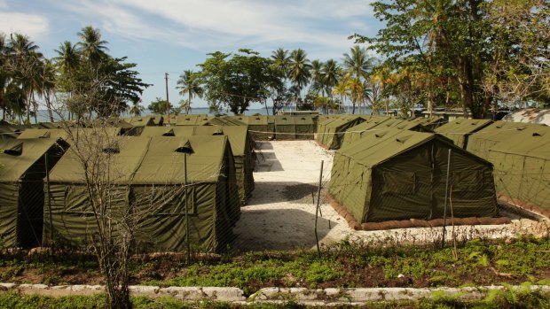 Asylum seeker facilities on Manus Island.