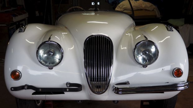 This long-lost Jaguar XK 120 OTC is coming up for auction in Melbourne.