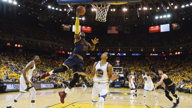 Superman: Cleveland Cavaliers forward LeBron James is chasing a fourth NBA title.
