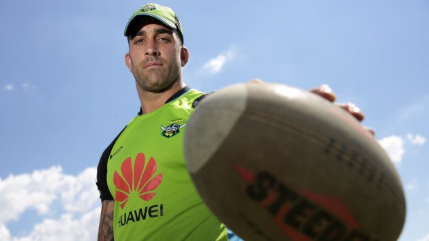 Sport.  Canberra Raiders player Paul Vaughan at Raiders HQ in Bruce.   14 March 2016.  Canberra Times photo by Jeffrey Chan.