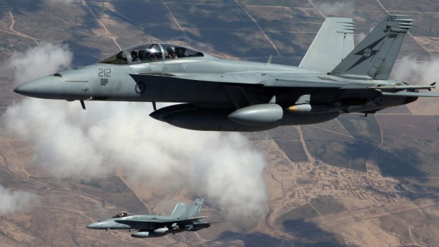The CF-18 is similar to Australia's F/A-18F.